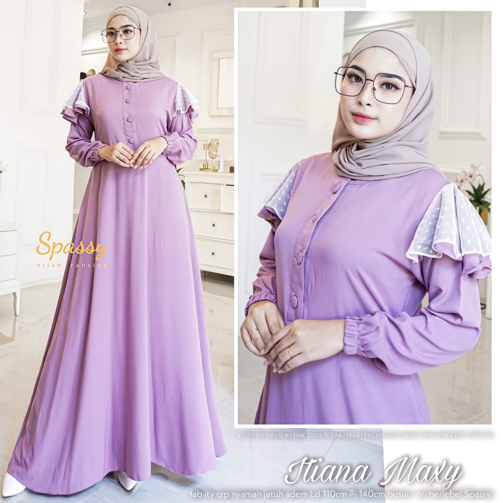 SPASSY DRESS MUSLIM WANITA ITIANA MAXY