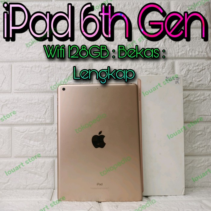 [Tablet/Tab/Pad] Apple Ipad 6 Bekas Murah Original Tablet / Ipad / Tab / Pad / Ios /Android Second /