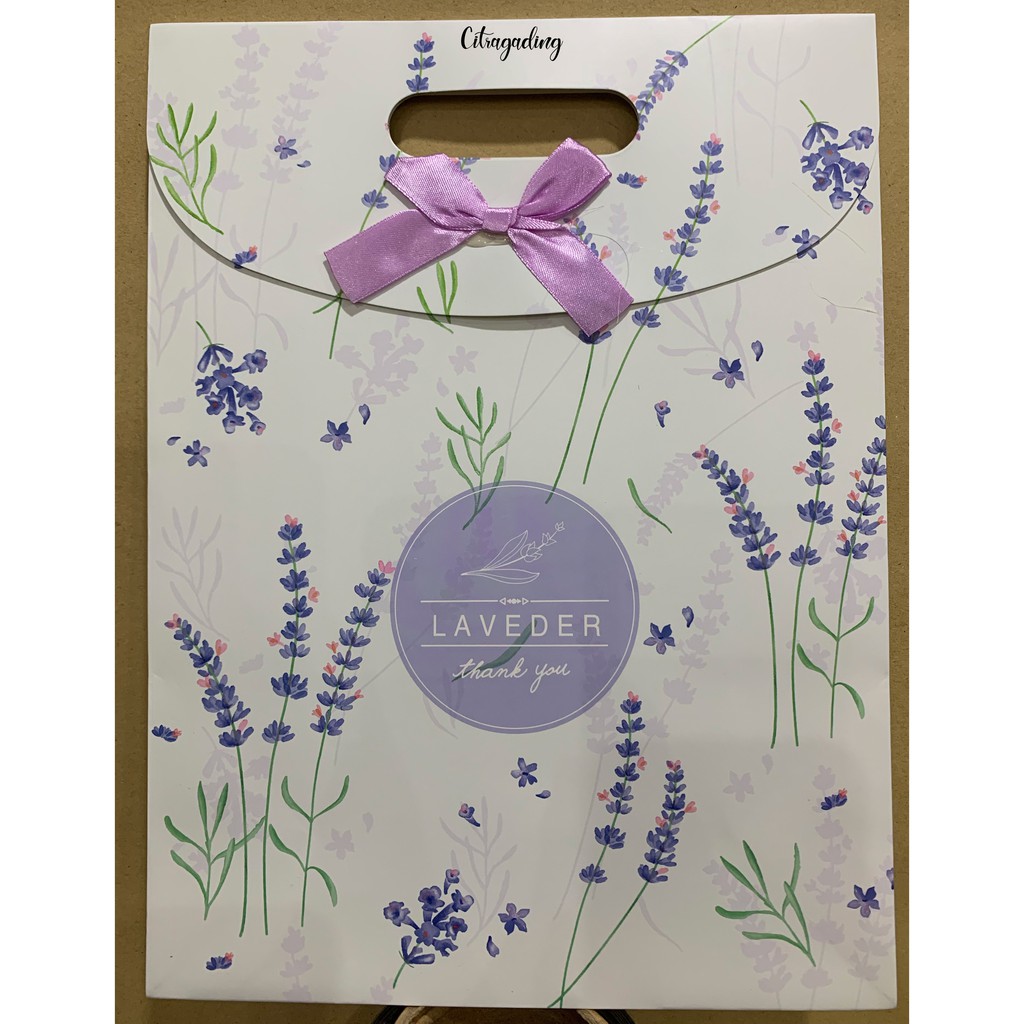 PAPER BAG PITA KANTONG M KERTAS MOTIF POLOS PARCEL BINGKISAN BUNGKUS KEMASAN GOODIE BAG ULANG TAHUN-9