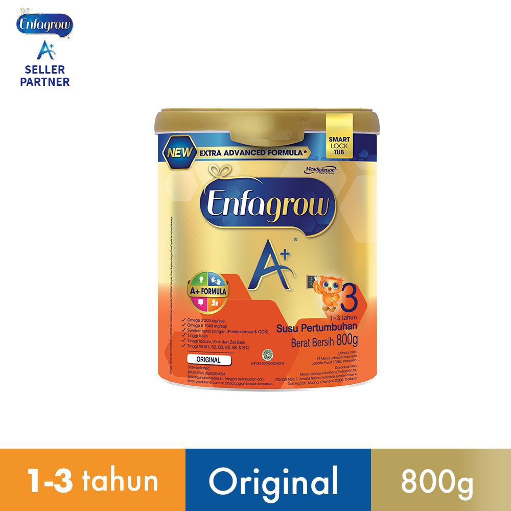 Enfagrow A+3 800gr Madu/Vanilla/Plain