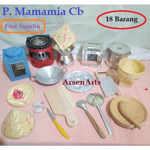 Kitchen Set - Masak Masakan (Pkt Mamamia Cb) Mainan Anak Perempuan Versi Mini 18 Mainan