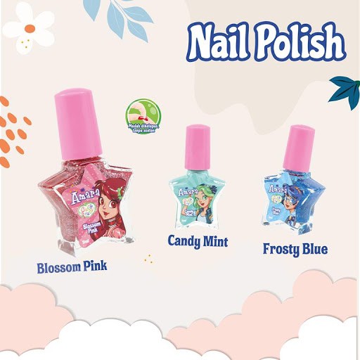 Amara Nail Polish /Kutek Anak  (Tersedia varian warna)