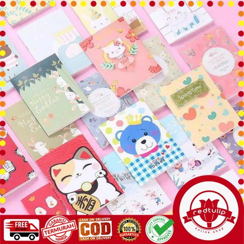 Buku Tulis Mini / NoteBook Mini Karakter Lucu