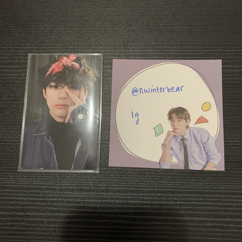 PHOTOCARD FM5 FAN MEETING 5TH JAPAN BTS TAEHYUNG V OFFICIAL PC