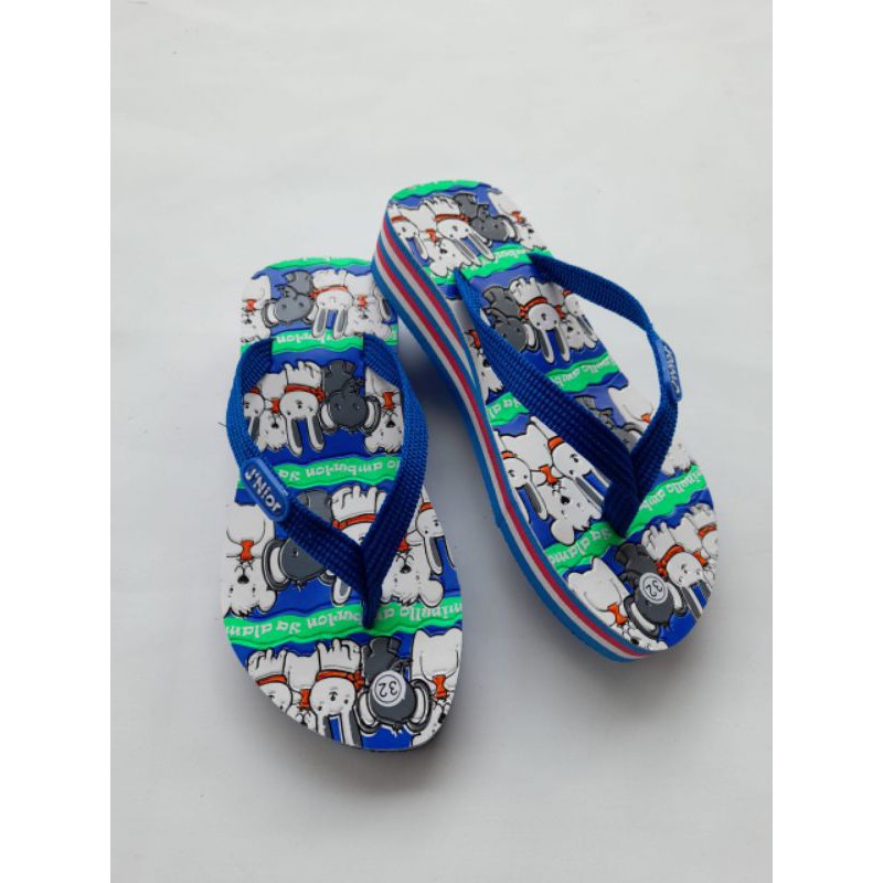 sandal wedges anak lapis ac beruang and friend gaya korea terbaru