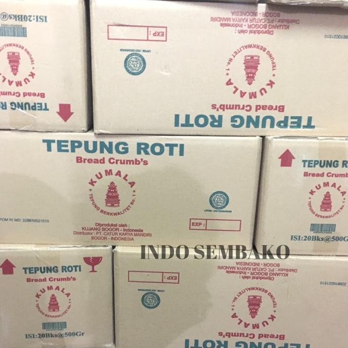 

TERMURAH Tepung Roti Dus / Tepung Roti Kumala ( 20 bks x 500g ) / Tepung Panir