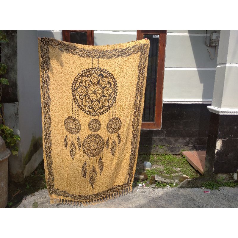 Kain pantai kain bali bohemian mandala tapestry rok lilit pantai