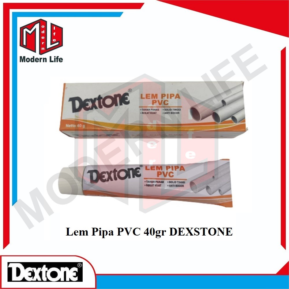 Lem Pipa PVC DEXTONE 40 Gram ORIGINAL