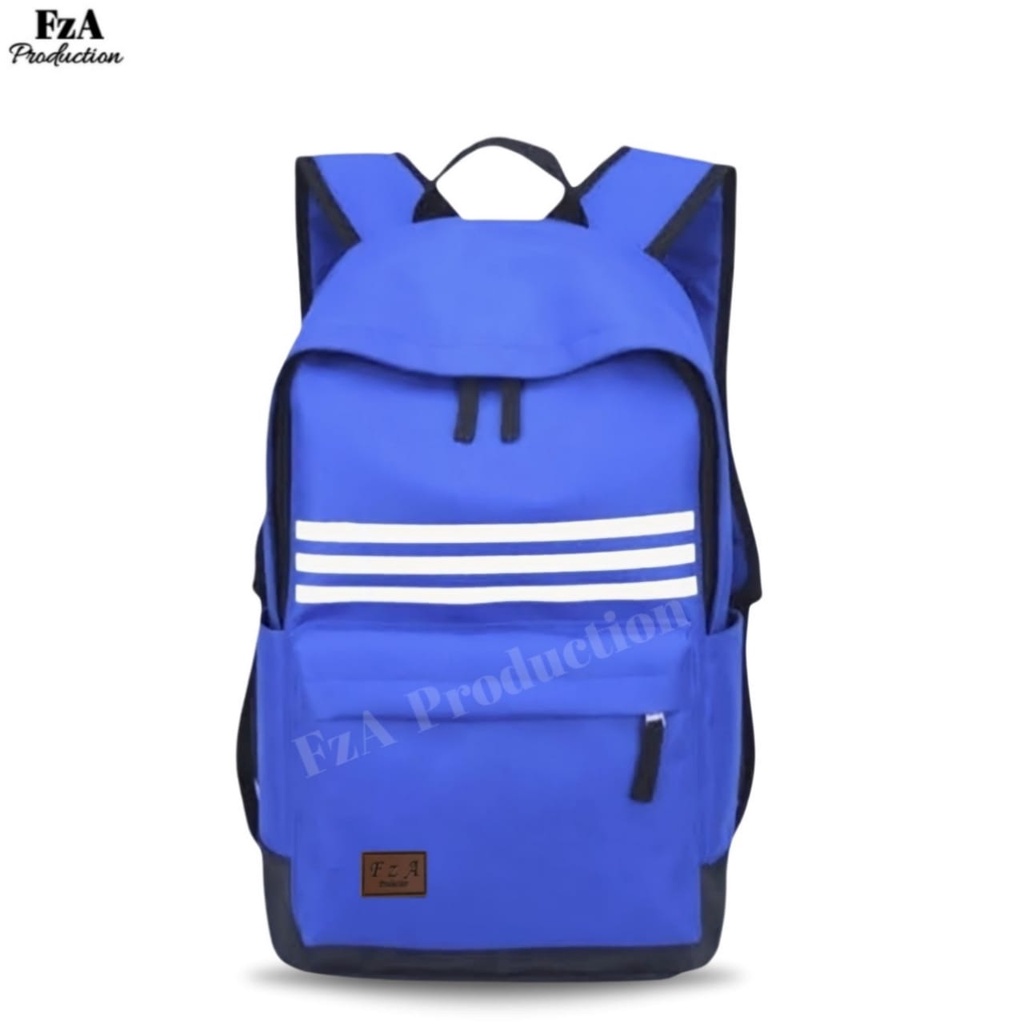 Tas Ransel Gendong Laptop Distro Sekolah Kuliah Pria Wanita Black Murah Original FREEJam Tangan Pria