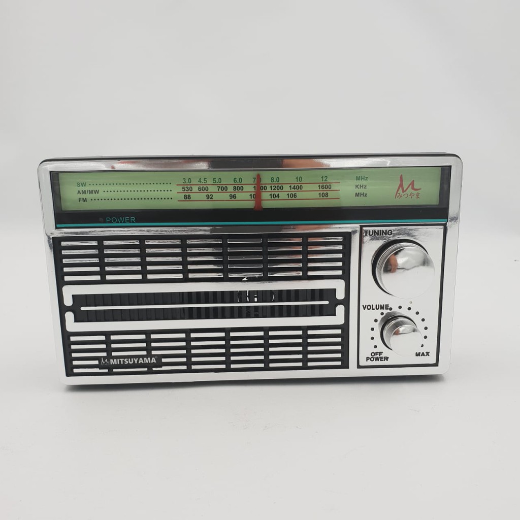 Radio Mitsuyama Radio F-18/ RADIO MITSUYAMA MS-4046 AM-FM /Mitsuyama Radio Classic /  Portable Radio