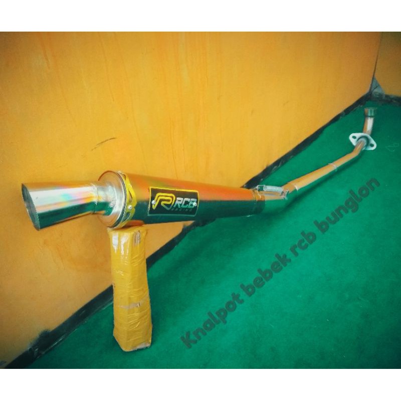 knalpot bebek rcb blue bunglon supra x vega jupiter supra fit