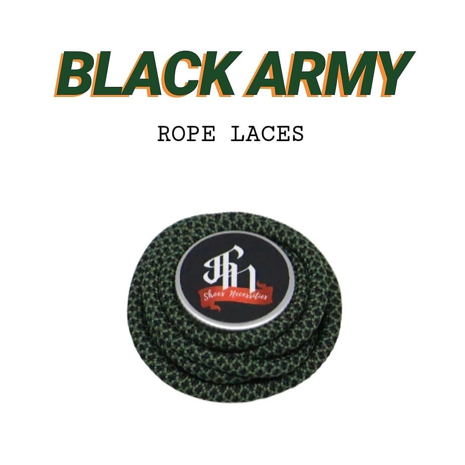 BLACK ARMY - Tali Sepatu - Shoelaces - Laces 100CM