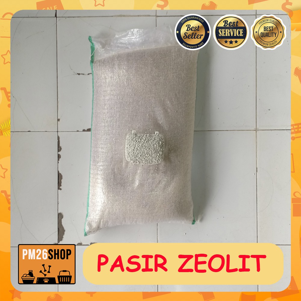 Pasir Kucing Zeolit no 1 no2 atau no 3 GO SEND SAJA