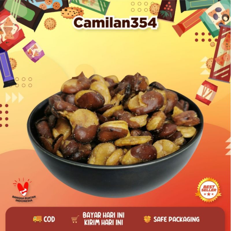 

Kacang Koro Kulit Gurih Asin - 250gr / Snack Kiloan