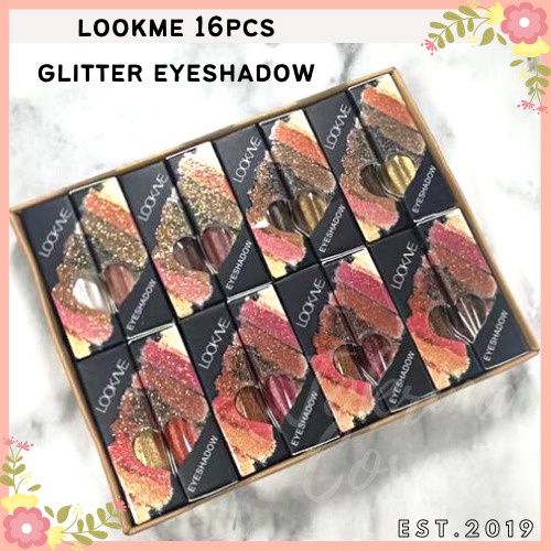 Eyeshadow Lookave  [PER BOX ISI 16 pc] Varian Warna Warni