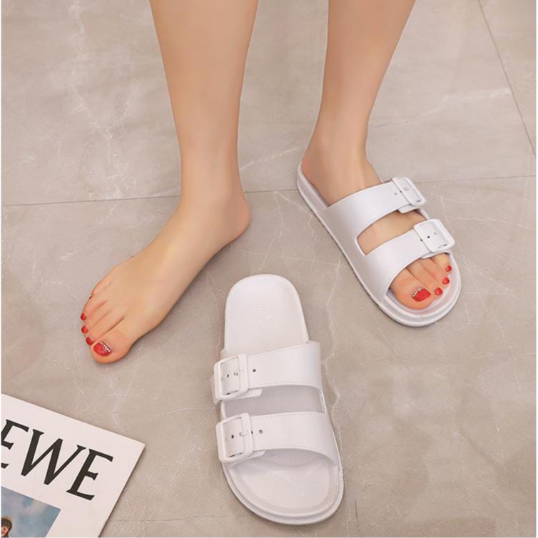 TBIG [COD] Sandal Pria Wanita Slop 809B Unisex Import Korea Style Santai Wanita Pria