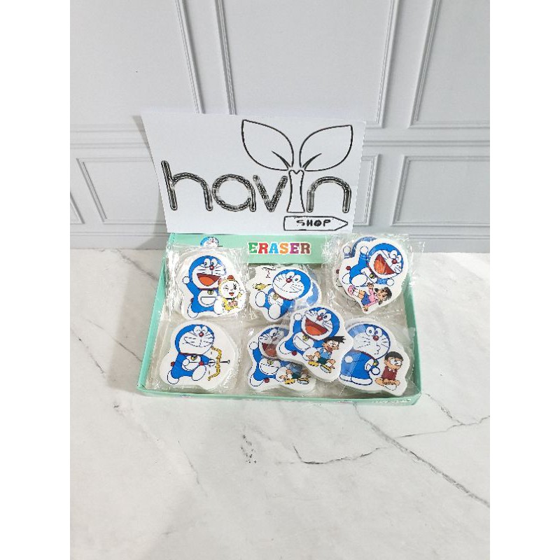 (24pc) penghapus murah/hapusan karakter/stip fancy/OB KECIL-Doraemon
