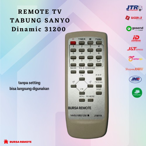 Remot REMOTE TV SANYO tabung 31200 JXMYA