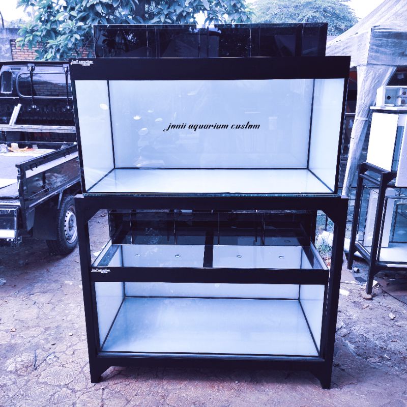 aquarium 120x60x60 dan 120x60x50 10mm full