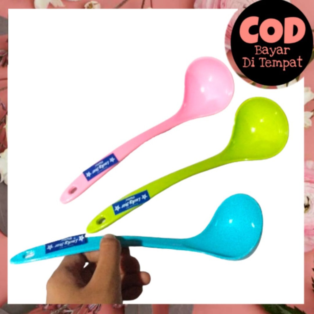 Sendok Kuah Plastik Sendok Sup Sayur Erus Sayur Centong Sayur plastik