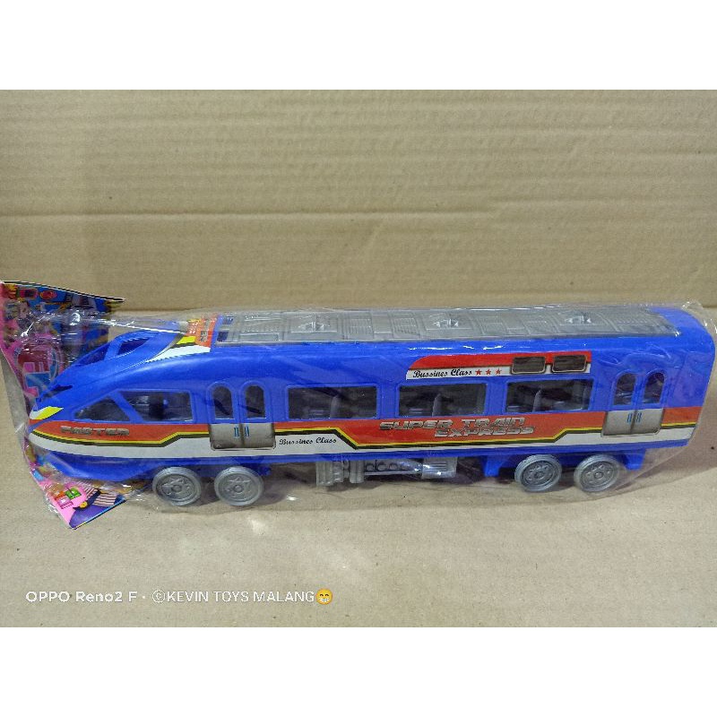 FC 907 / KA 341 Mainan anak kereta api express ketera api tercepat pull back tidak menggunakan bater
