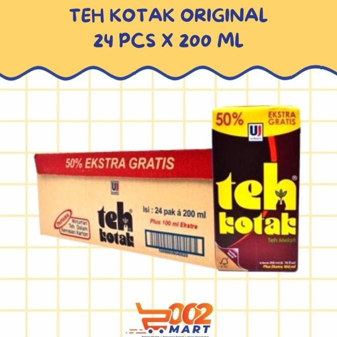 

Teh kotak 1 dus isi 24 pcs 200 ml Termurah