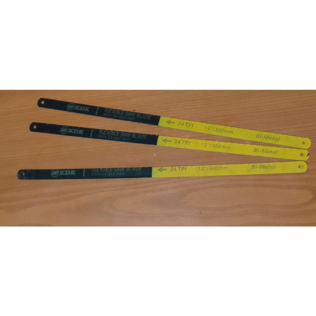 Gergaji Besi  FLAXIBLE  Mata Gergaji 24 TPI Termurah Berkualitas Mata Gergaji Besi  24T Flexible Original I 12 Inci