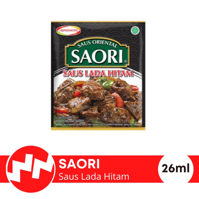 

Saus Lada Hitam Saori Sachet 26ml