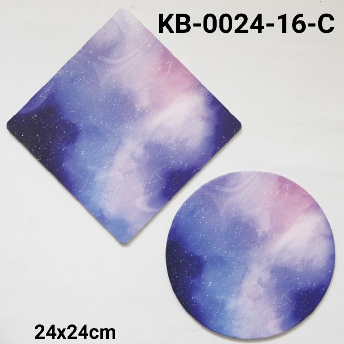 

GR-KB-0024-16 GROUP 1 CAKE BOARD ALAS KUE KOTAK BULAT 24CM GLITTER HEMAT