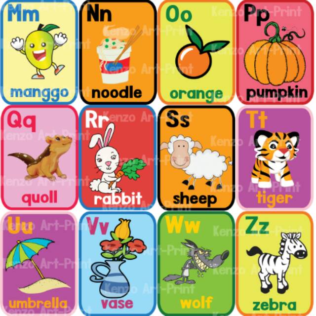 

Flash Card Alphabet A-Z