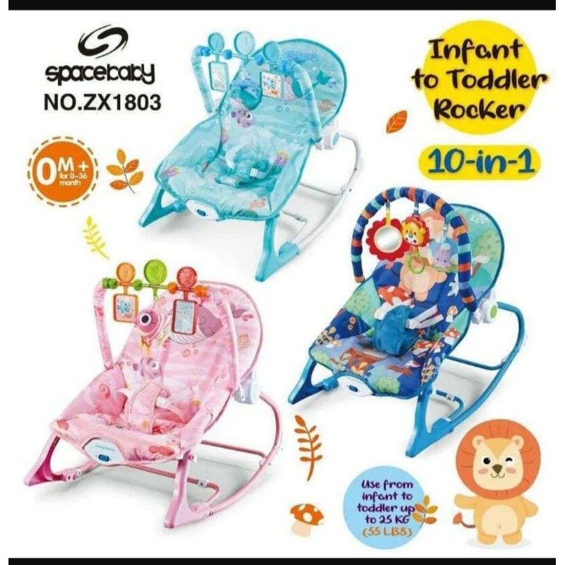 Space Baby 10in1 Rocker/Bouncer Baby/Kursi Goyang Bayi