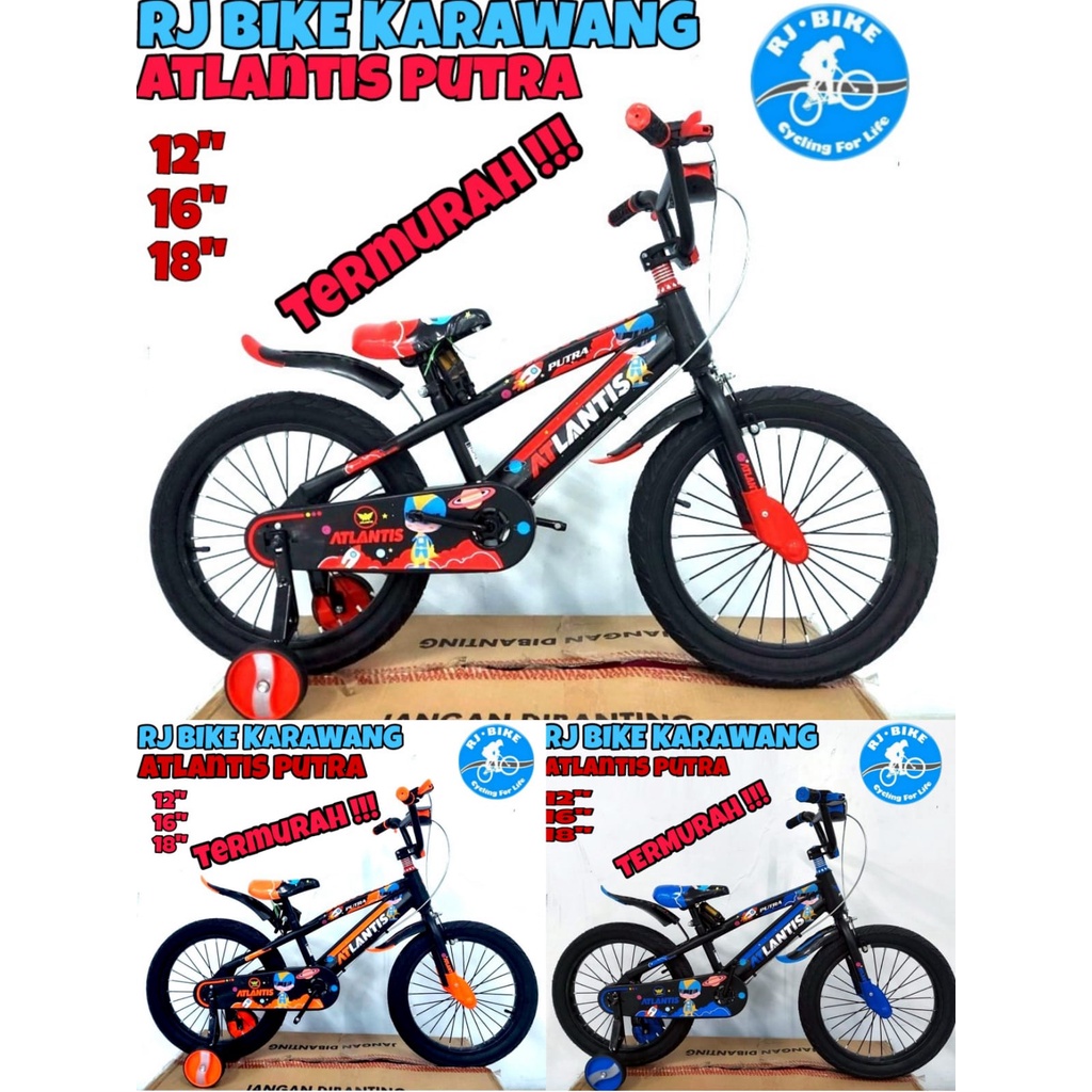 SEPEDA ANAK LAKI LAKI BMX ATLANTIS PUTRA 12 16 DAN 18