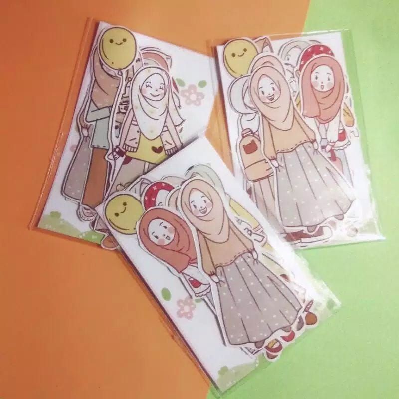 stiker buku ,kulkas dan botol minum