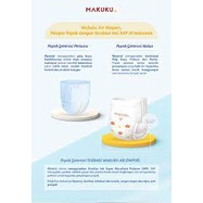 MAKUKU Air Diapers Slim Tape/Pants (Popok Bayi) putih