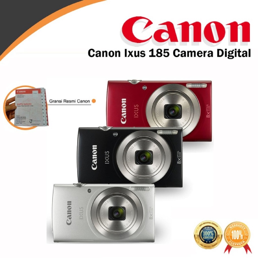 CANON IXUS 185 HS /KAMERA POCKET CANON IXUS HS 185 HS / CANON IXUS 185 - KAMERA ONLY