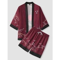kimono batiik OUTER OUTWEAR KIMONO CARDIGAN KARDIGAN BLAJER BLAZER JAS  HAORI PRIA LAKI LAKI COWO CO