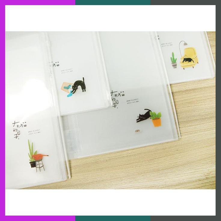 

What A Lovely Cat 6 Plus 1 Pockets File Folder A4 / Map Folder A4 Varian B