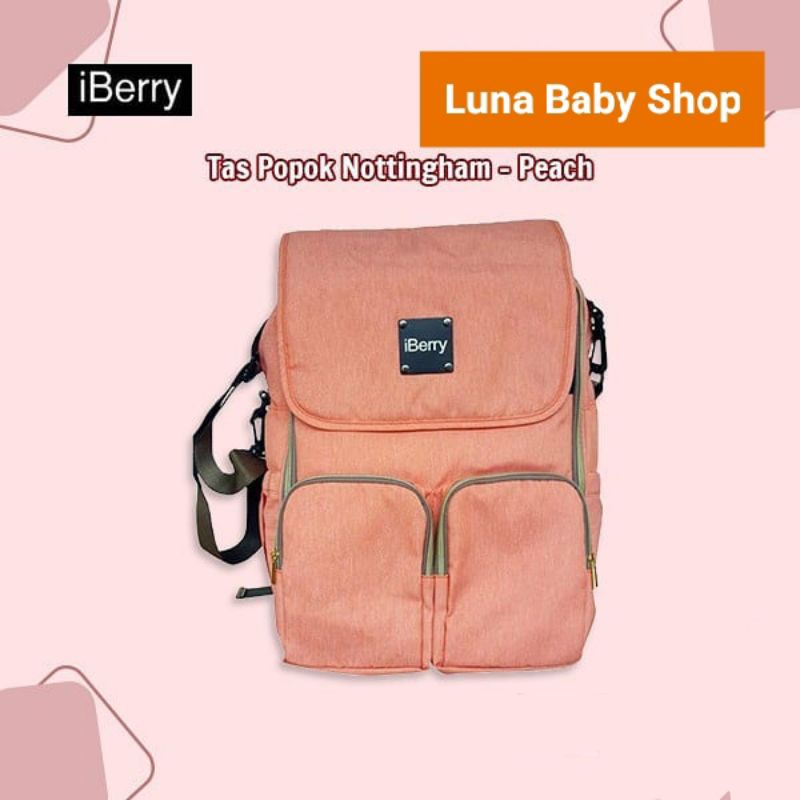Iberry Tas Popok Bayi/Backpack Nottingham