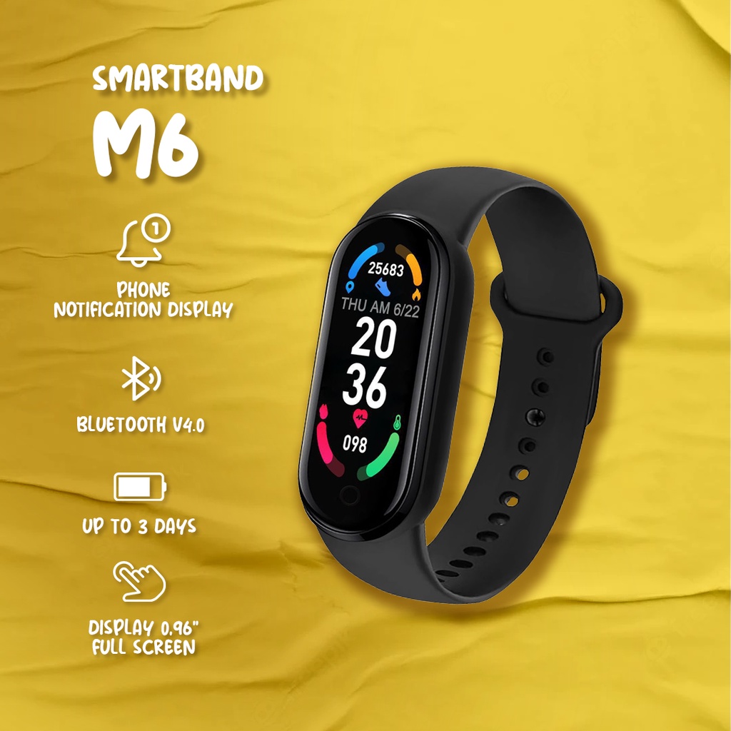 Smartwatch M6 / M6 Smartband / M6 Smart Bracelet Small Solutions