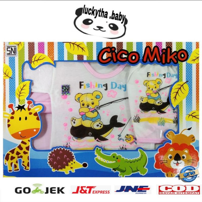1box_ baby set Cico Miko besar baju set bayi/ gift set kado bayi newborn/perlengkapan bayi
