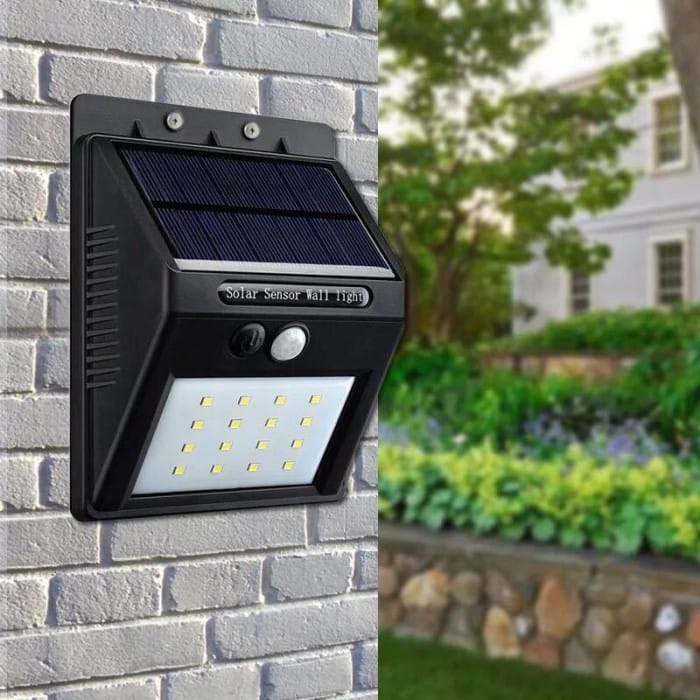 [WS] Lampu Dinding TAMAN LED Tenaga Surya Lampu Solar Cell Wall Light NIGHT