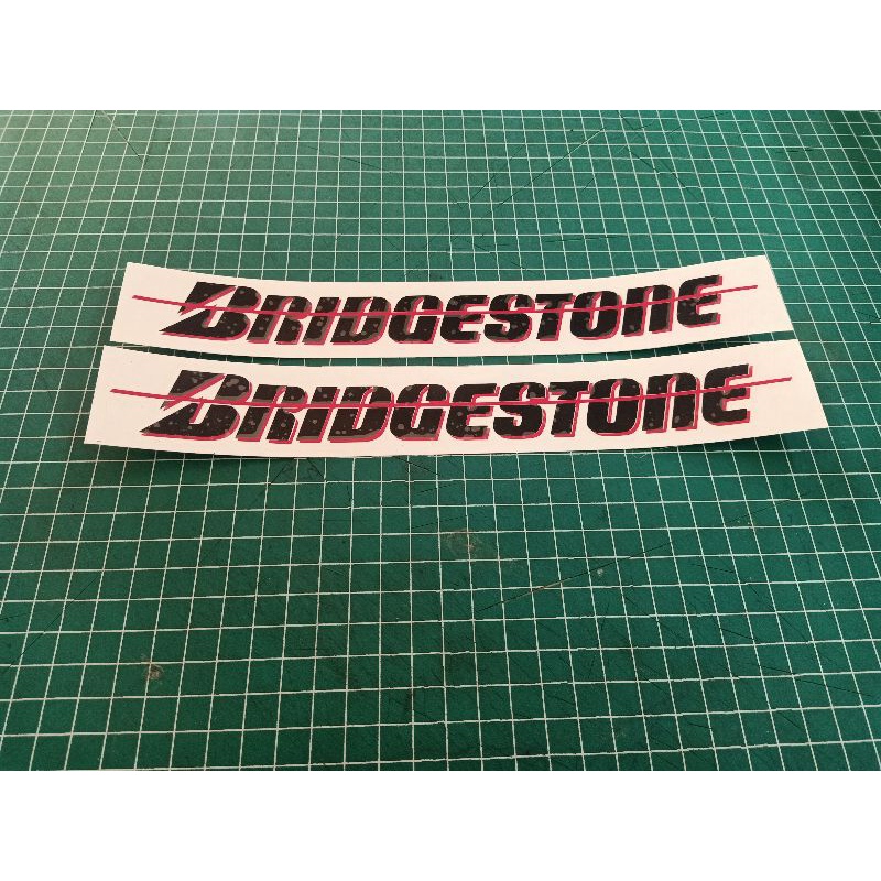 stiker sepeda Bridgestone coret