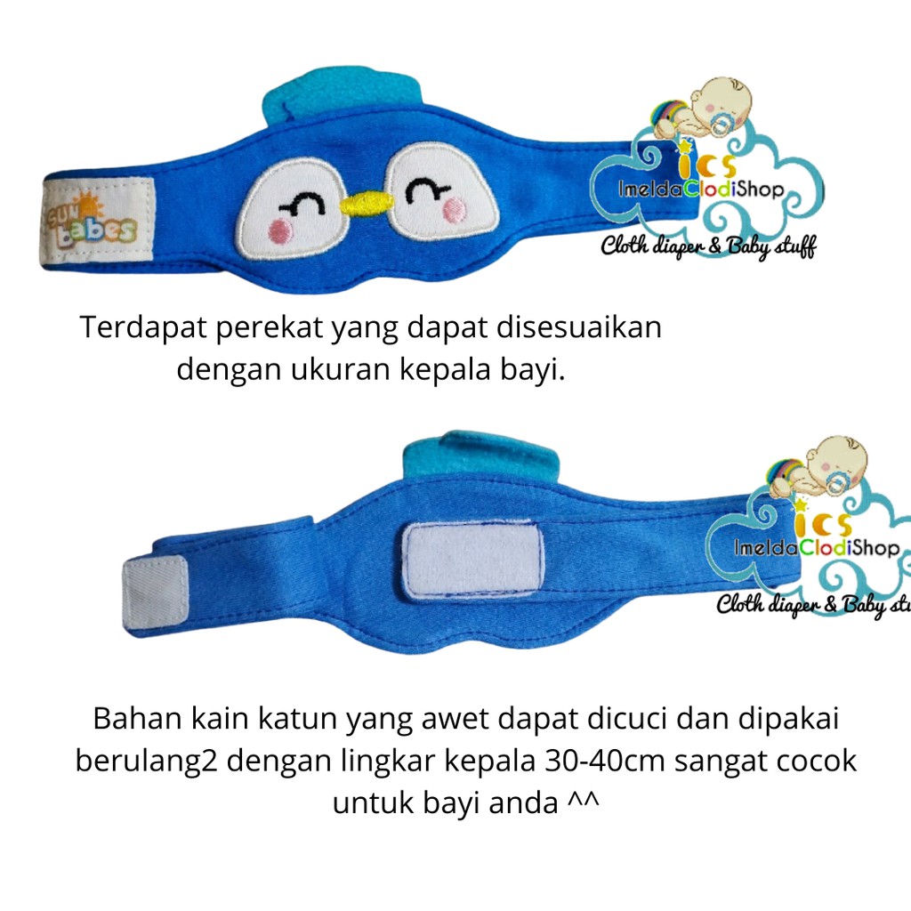 Kacamata jemur bayi edisi karakter lucu sunbabes eyemask sun babes