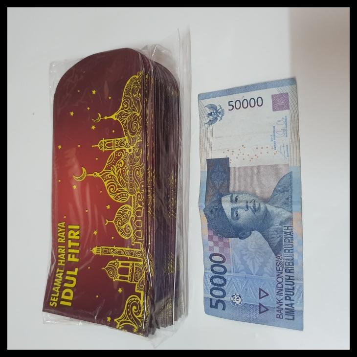 

[READY STOCK] GROSIR 1PAK AMPAU LEBARAN AMPLOP IDUL FITRI 100 PCS UKURAN BESAR L 8X1
