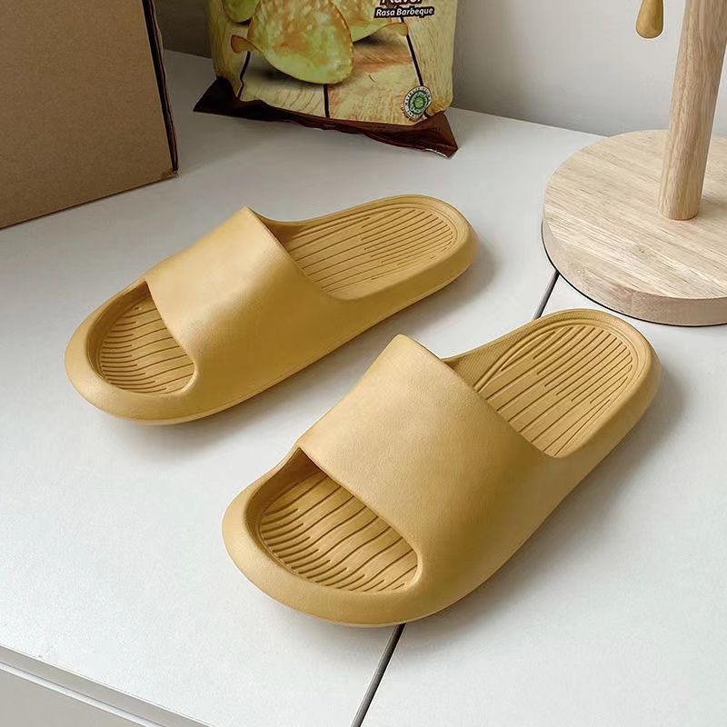 Sandal Bahan EVA Karet Polos Wanita Slip On Korean Style Murah Empuk Anti Selip Sendal Cewek Sendal Wanita