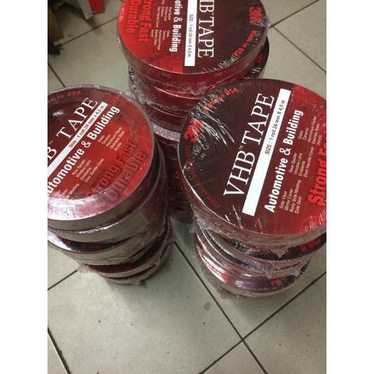 

Promo 3M VHB Double Tape 24 Mm x 4.5 M ORIGINAL TUR09