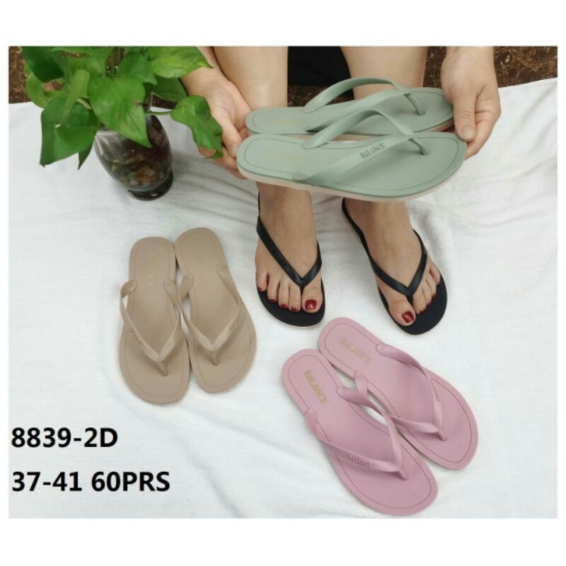 Sandal jepit Balance wanita jelly import