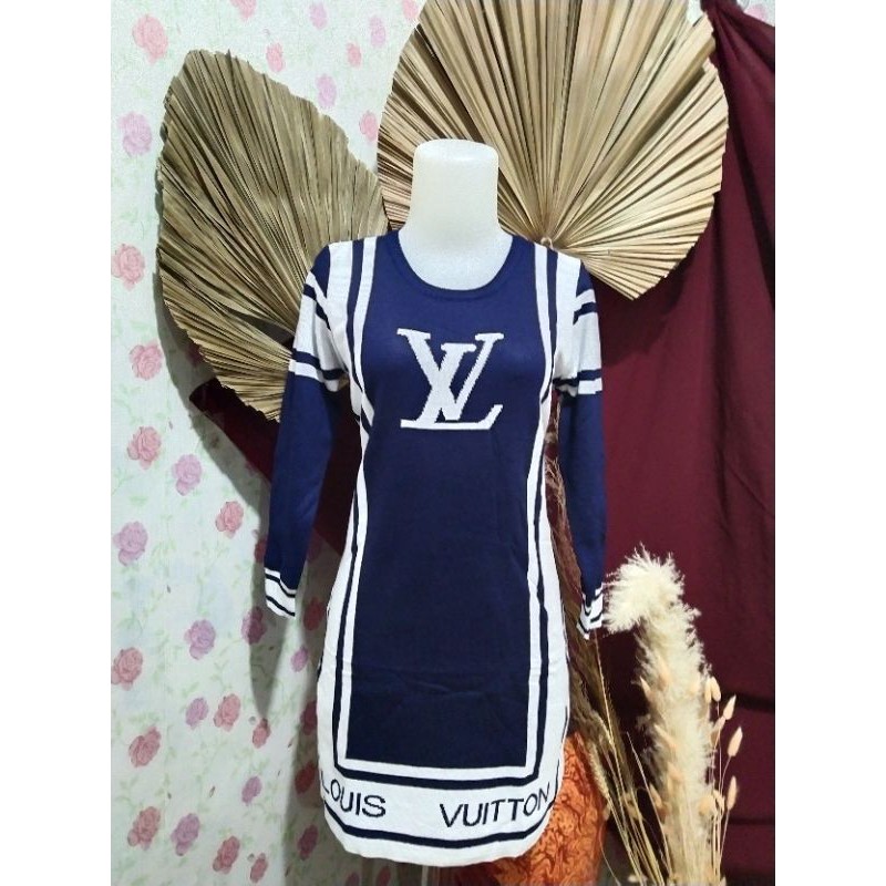 Rajut Dress import Ld 90-110 Panjang 67