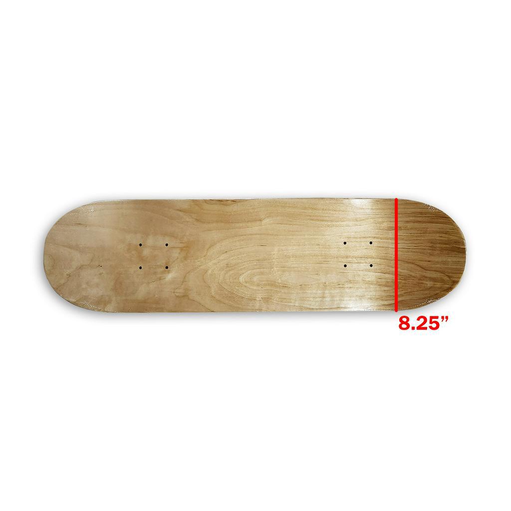 MDFK Skateboard Deck 8,25 Russian maple bukan Canadian gratis griptape (bukan full set)