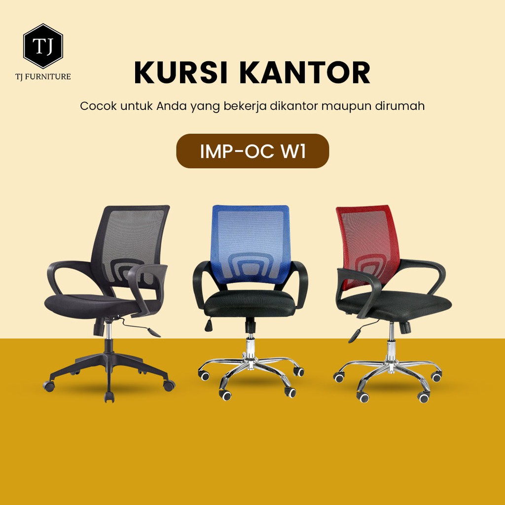 Kursi Kantor / Kursi Staff / Kursi Jaring / Kursi Kerja / Importa OC W1